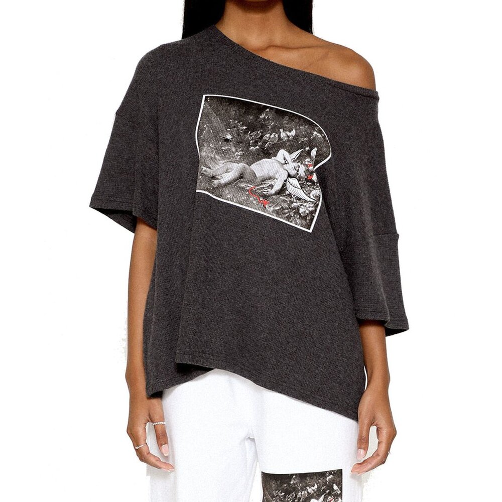 ⭐️NEW⭐️BOYS LIE / Stupid Cupid Thermal Tee